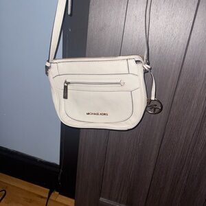 Off White Michael Kors Crossbody Bag